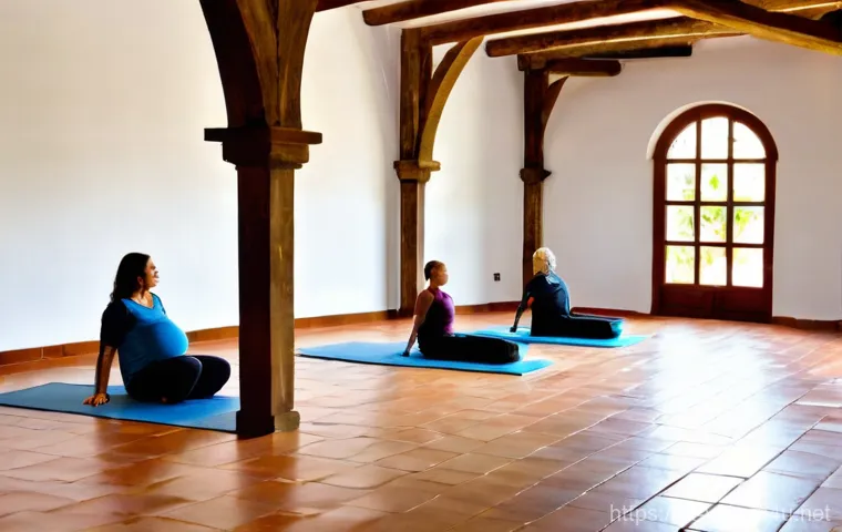 요가강사 자격 취득 가이드 - **Prompt:** An inclusive outdoor yoga class in a vibrant Portuguese setting. A female yoga instructo...